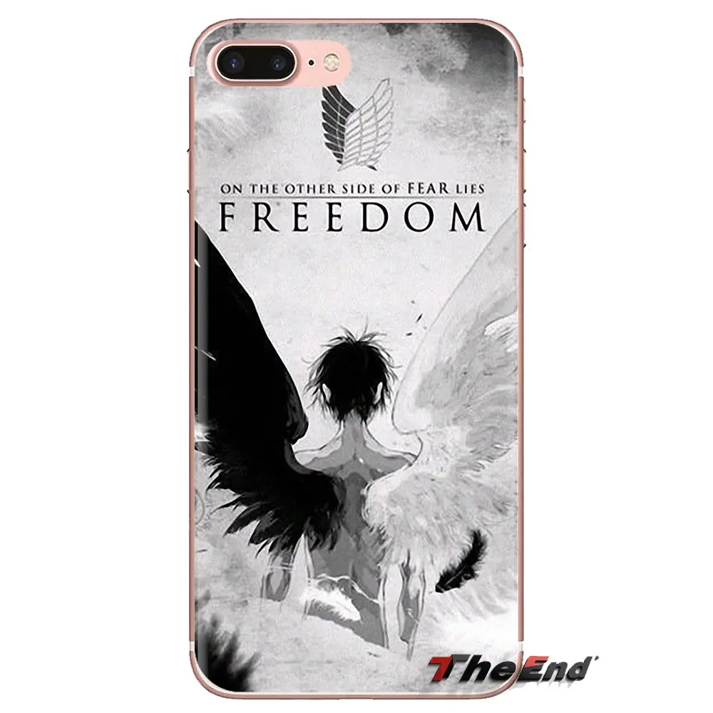 Attack on Titan Silicone Phone Case Covers For iPhone XS Max XR X 4 4S 5 5S 5C SE 6 6S 7 8 Plus Samsung Galaxy J1 J3 J5 J7 A3 A5 |