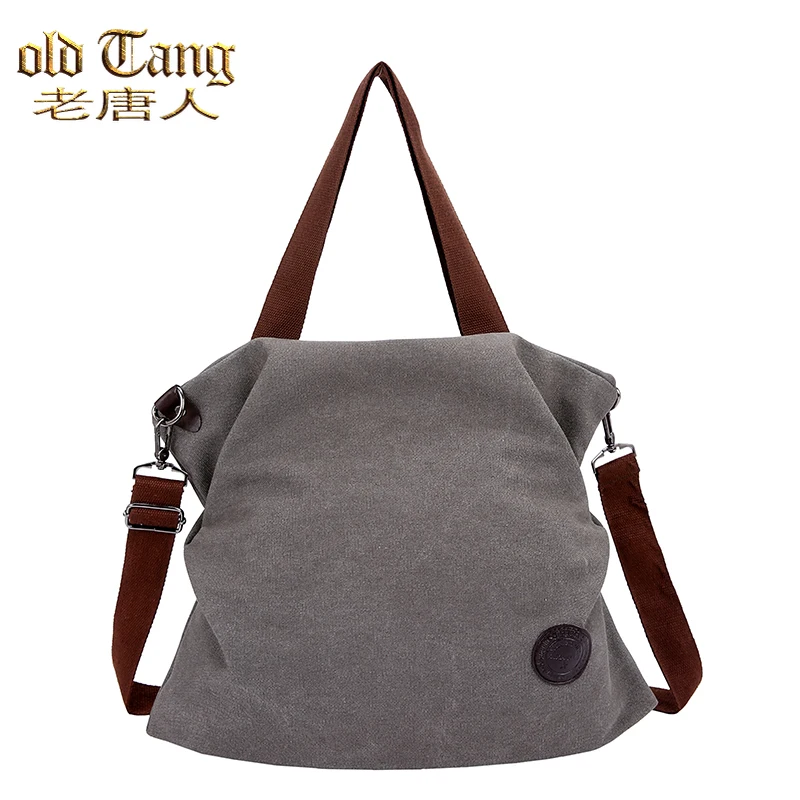 

Large Capacity Canvas Women's Handbag High Quality Solid Color Shoulder Bags for Women 2021 Simple Designer Crossbody Bag