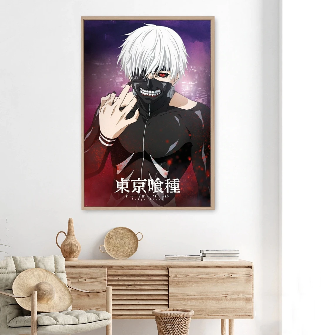 

Постер из аниме «Токийский Гуль», холст с принтом японского хит, новая драма, настенная живопись, украшение для дома