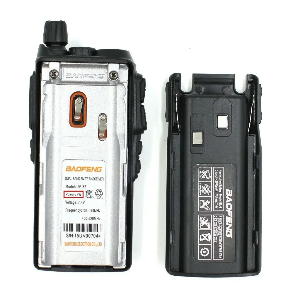 uv 82 baofeng 8w handheld two way radio uv dual band 136 174 400 520mhz walkie talkie uv82 ham station amateur free global shipping