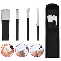 4 pcsset foot toe pedicure knife cutters tools manicure cuticle dead skin corn removers nail foot care kit accessories