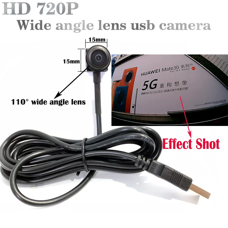 HD 720P широкоугольная USB камера с объективом 2,8 мм широкоугольная uvc камера usb камера мини видеонаблюдения UVC pcвеб-камера windows камера