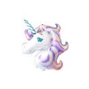 Purple Unicorn Воздушные шары, 1 шт., единорог, все для праздника, для взрослых, мультфильм, анимал, баллоны из алюминиевой фольги, год, ация - Цвет: Purple Unicorn