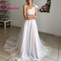 one shoulder wedding dresses bohemian beach bridal dress plus size wedding gowns %d1%81%d0%b2%d0%b0%d0%b4%d0%b5%d0%b1%d0%bd%d0%be%d0%b5 %d0%bf%d0%bb%d0%b0%d1%82%d1%8c%d0%b5 2020