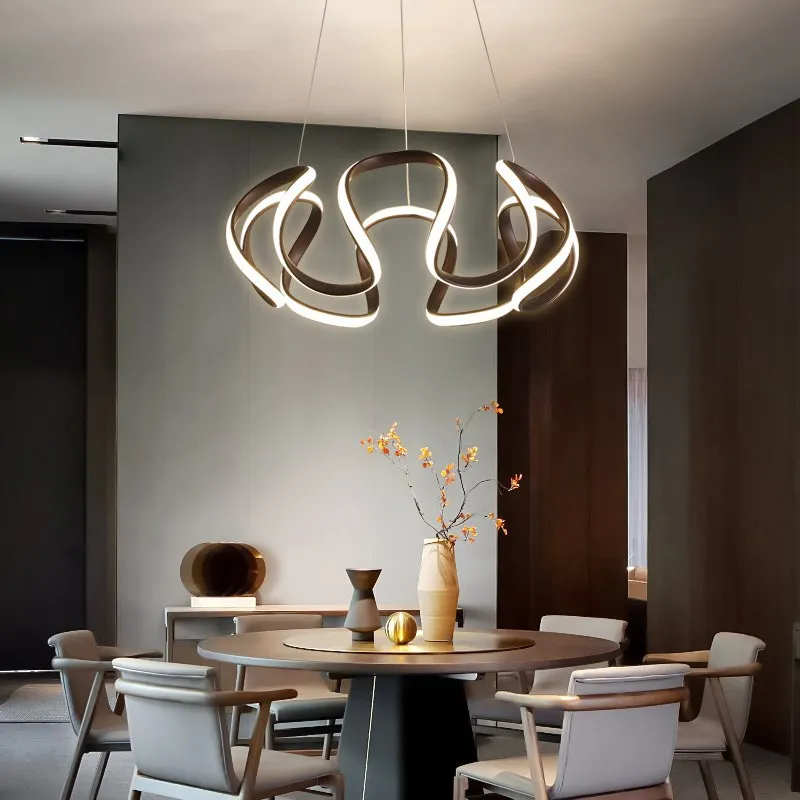 Offerte Nordic Led Ferro Cucina Sala Da Pranzo Bar Luminaria Pendente Illuminazione Domestica Appendere Anello Lampada Soggiorno