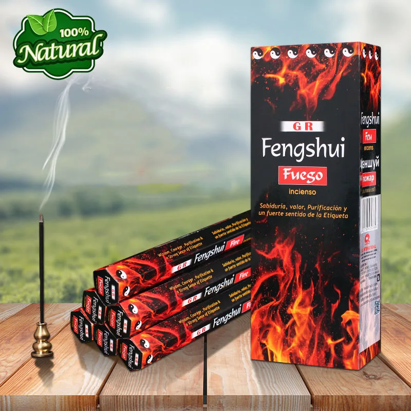 

GR Feng Shui Fire Aroma India Incense Sticks,Aromatic Indoor Fragrance Home Living,Relaxing,Stress Relief,Meditation,Refreshing