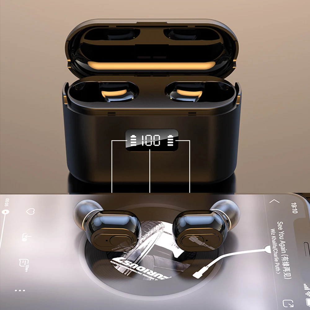 TWS Беспроводные наушники с мощным Bluetooth для LG Velvet 5G Wing W31 Plus V60 ThinQ V30 V40 G8x G8 K61 Q60