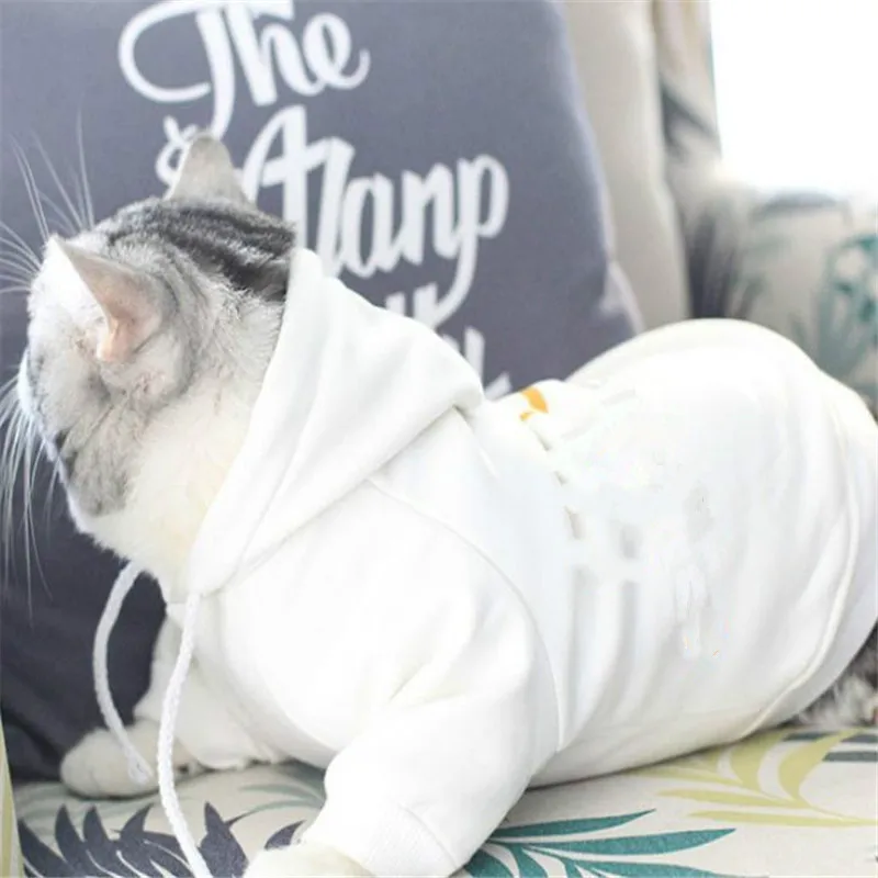 Новинка теплый свитер для домашних животных кошек собак толстовка осень и зима