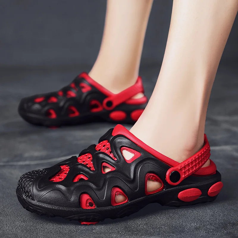 

Men's Hole Shoes Summer Latest Men's Sandals Slippers Large Size Non-slip Sandals and Slippers Flip-flop Beach Shoes Men's Shoes