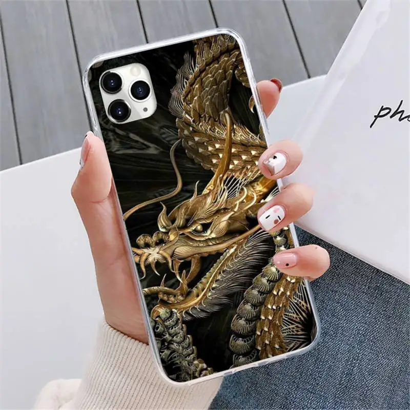 

Red Dragon Fashion Animal Phone Case For iphone 12 5 5s 5c se 6 6s 7 8 plus x xs xr 11 pro max mini