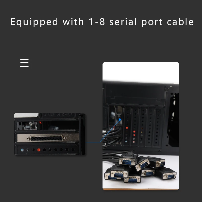 PCI-8 последовательный порт RS232 интерфейс платы промышленное управление