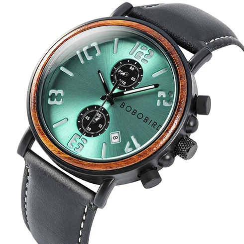 W-S28-1 Reloj hombre BOBO BIRD водонепроницаемые часы для мужчин Топ роскошные стильные светящиеся часы Отображение даты деревянные часы для мужчин OEM Прямая поставка - Цвет: W-S28-1