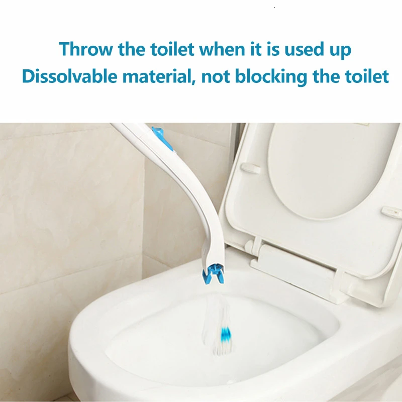 Щетка для унитаза может заменить концентрированную моющую головку настенная