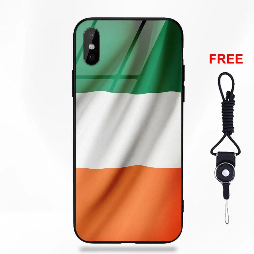 Republic Of Ireland Flag For Redmi 5 Note 5A 6 Galaxy S8 S9 Plus Huawei Honor 7X P20 Lite Mate 10 Pro Tempered Glass Cases | Мобильные