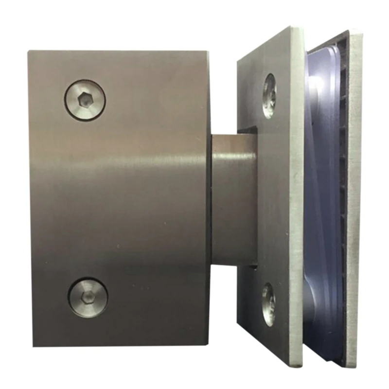 

304 Stainless Steel Bathroom Clamp Shower Room Glass Hinge Frameless Glass Door Clamp Glass Hinge 180 Degrees