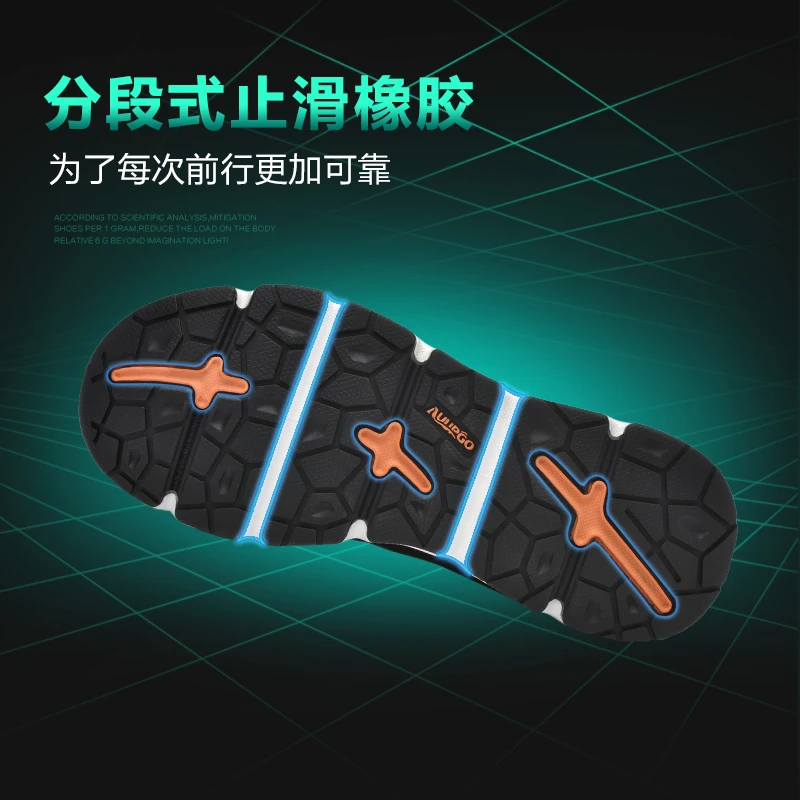 

Light and breathable sports shoes men's and women's Non Slip wear resistant shock absorption walking shoes