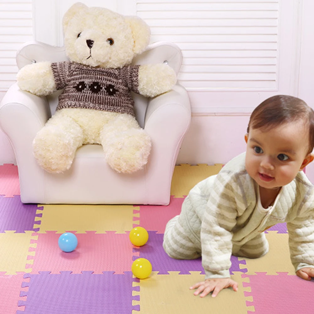 Оригинальный 9 шт. детский пенопластовый пазл игровой напольный коврик для йоги