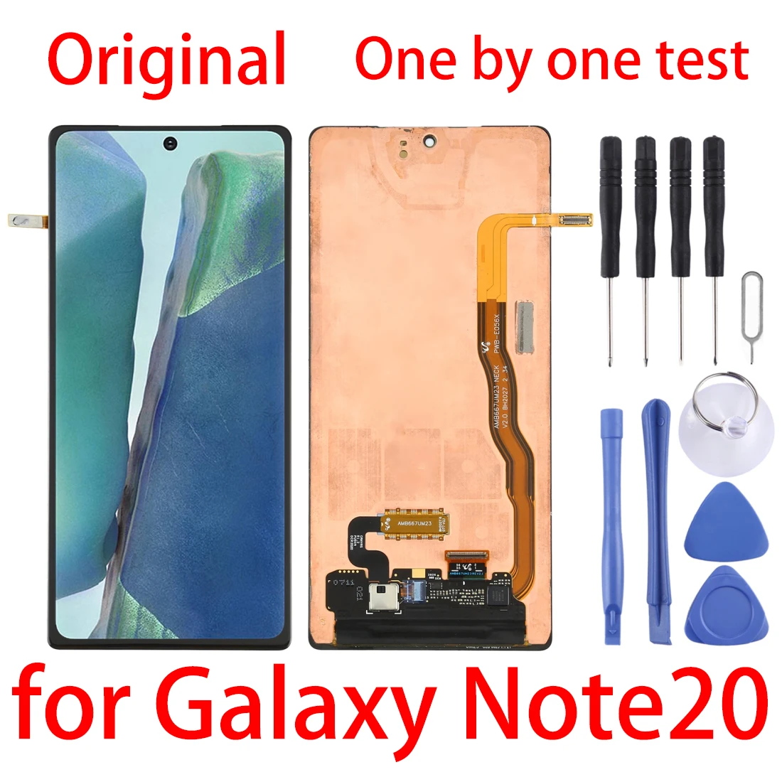 Pantalla LCD Original para Galaxy note 20, digitalizador de montaje completo para Samsung Galaxy note 20-0