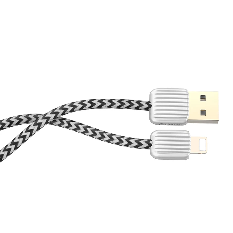 ORICO USB кабель 2.1A кабель для зарядки и синхронизации данных для iPhone xs xr samsung huawei Xiaomi one plus 6 Micro USB C освещение зарядки - Цвет: Lighting Cable
