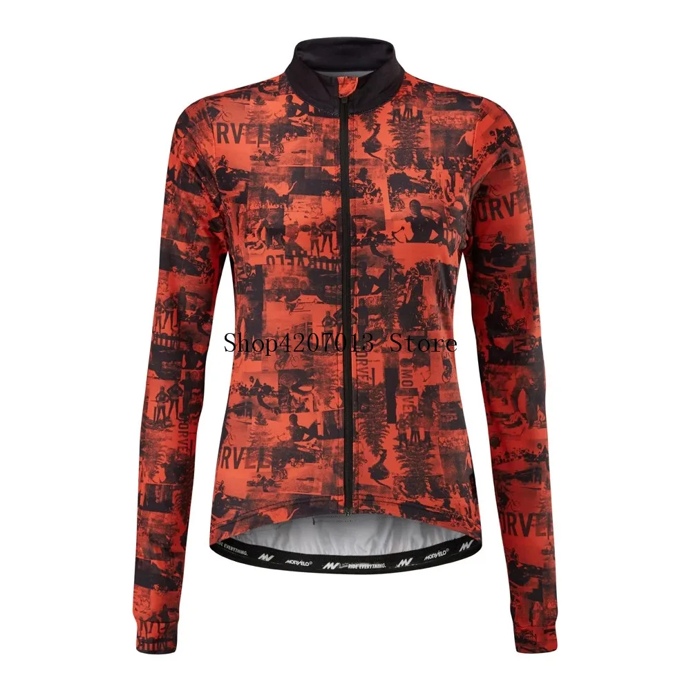 Женская велосипедная трикотажная кофта с длинным рукавом morвело одежда для