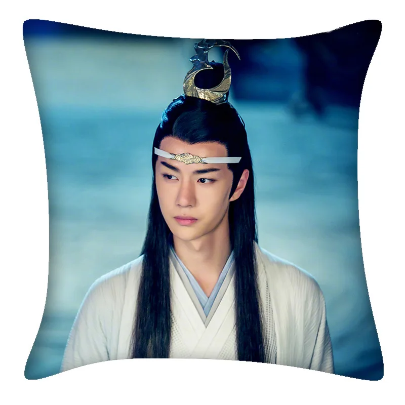 Wei WuXian Lan WangJi CHEN QING LING двухсторонняя подушка с принтом дивана Подушка PP Хлопок UNTAMED Xiao Zhan Wang Yibo вентилятор подарок
