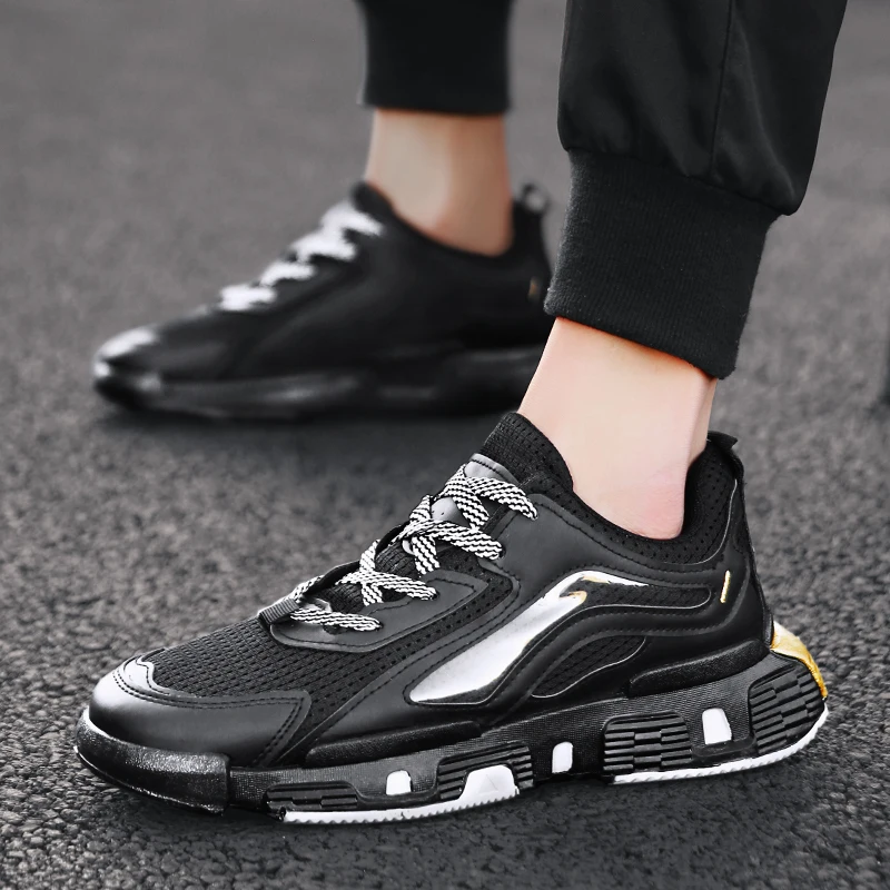 2019 новые осенние уличные Нескользящие кроссовки для бега мужские спортивные