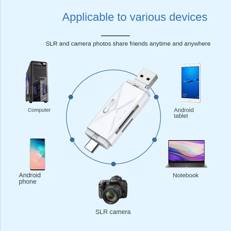 3 в 1 устройство для чтения карт SD Micro USB OTG 2 0 | Компьютеры и офис