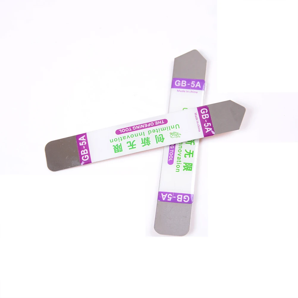 

2Pcs/set Metal Flat Spudger Soft Blade Pry Bar Open Repair Tool kit for Mobile Phone Electronic Broken screen Glue Removal