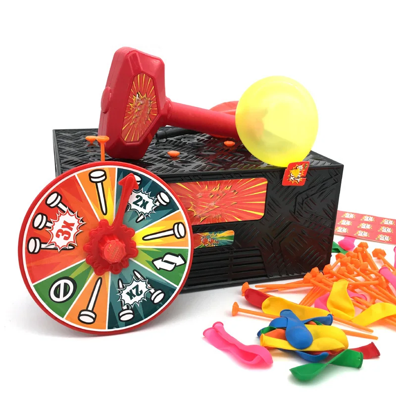 

Blow Box Knock Box Trick Spoof Balloon Explosion VentToy Party Many People Stimulate Board Game