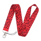 Модные Ремешки для шеи с насекомыми, божьей коровкой, ремешки, брелок для детей, ID-карта, значок для автобуса, держатель, мягкая тесьма, подвесные веревочные украшения