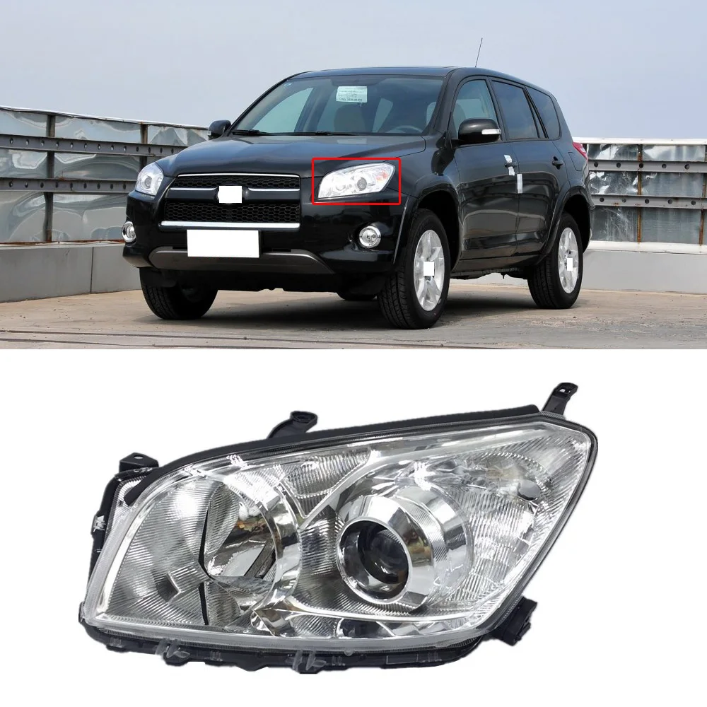 CAPQX для TOYOTA RAV4 2009 2010 2011 2012 спереди головной светильник|Фара авто в сборе| |