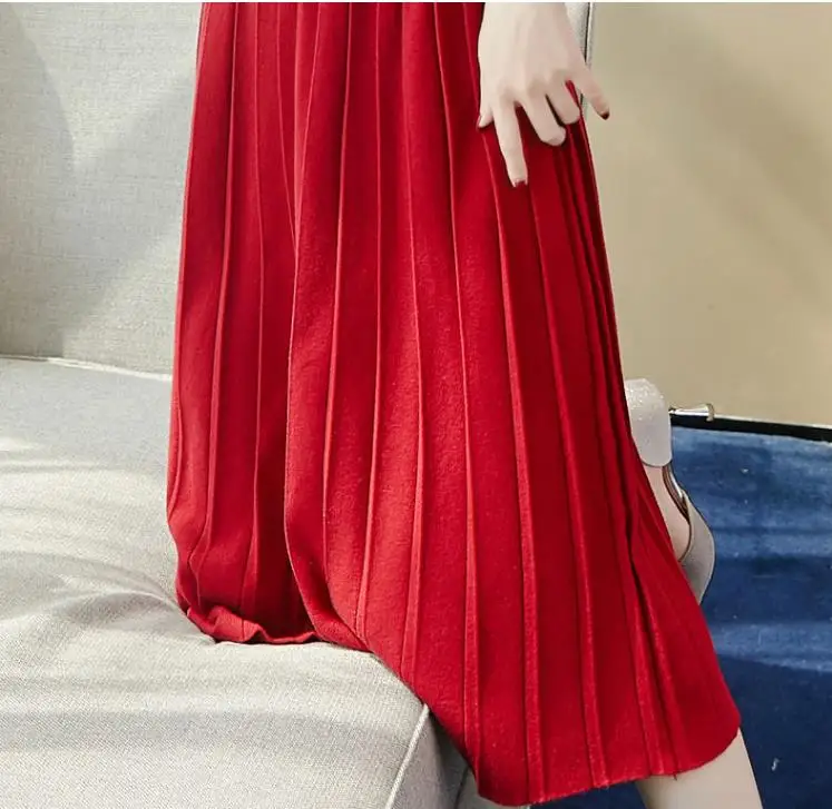 Осень-зима 2020 Новые пуловеры с бантиком и длинными рукавами трикотажное платье