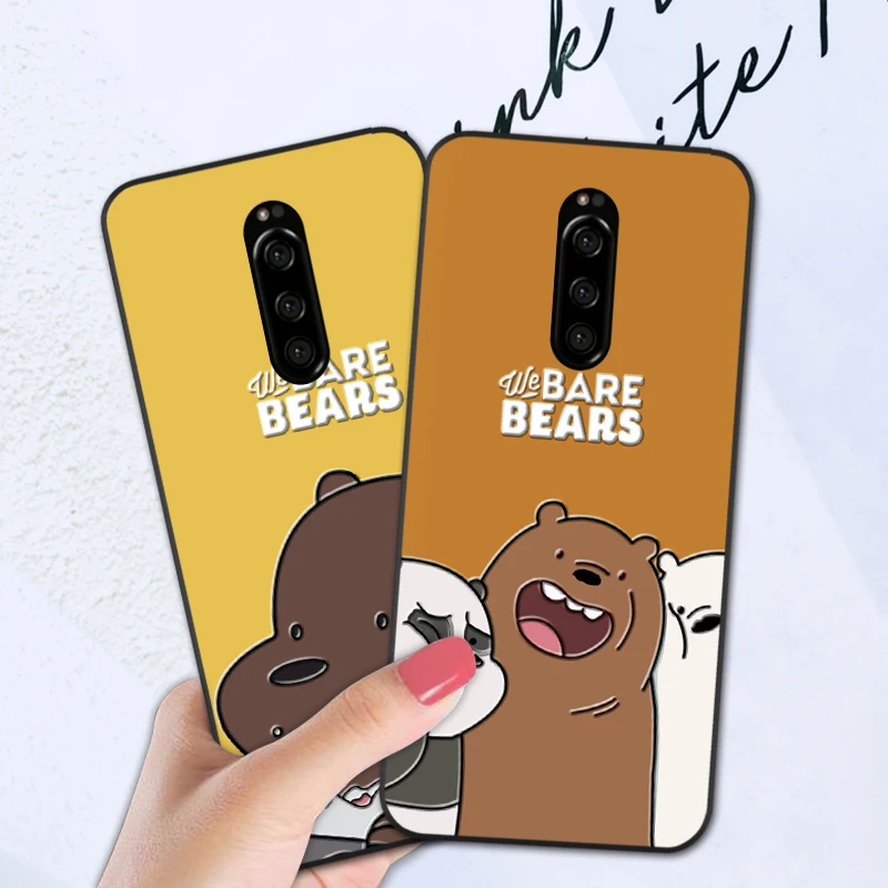 Мягкий чехол Fundas для Sony Xperia 1 5 XZ XZ1 Compact XZ2 XZ3 XZ4 10 Plus 3D мультяшный Забавный задний