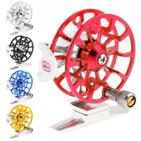 fly fishing reels full metal former ice fishing reel fly fishing wheel ultra light 50g 5 colors optional