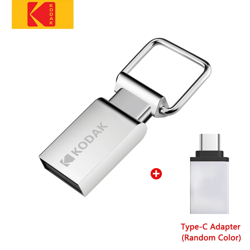 Kodak USB флэш-накопитель K112 Мини Металл 16 Гб оперативной памяти 32 встроенной 64 ГБ