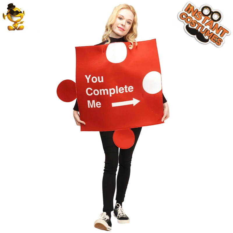 Пазл для взрослых и Пар Унисекс костюм косплея наряд вечеринки забавная Милая