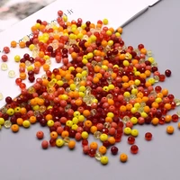 4mm mixed color crystal glass beads rondell faceted glass beads loose spacer beads for jewelry making diy