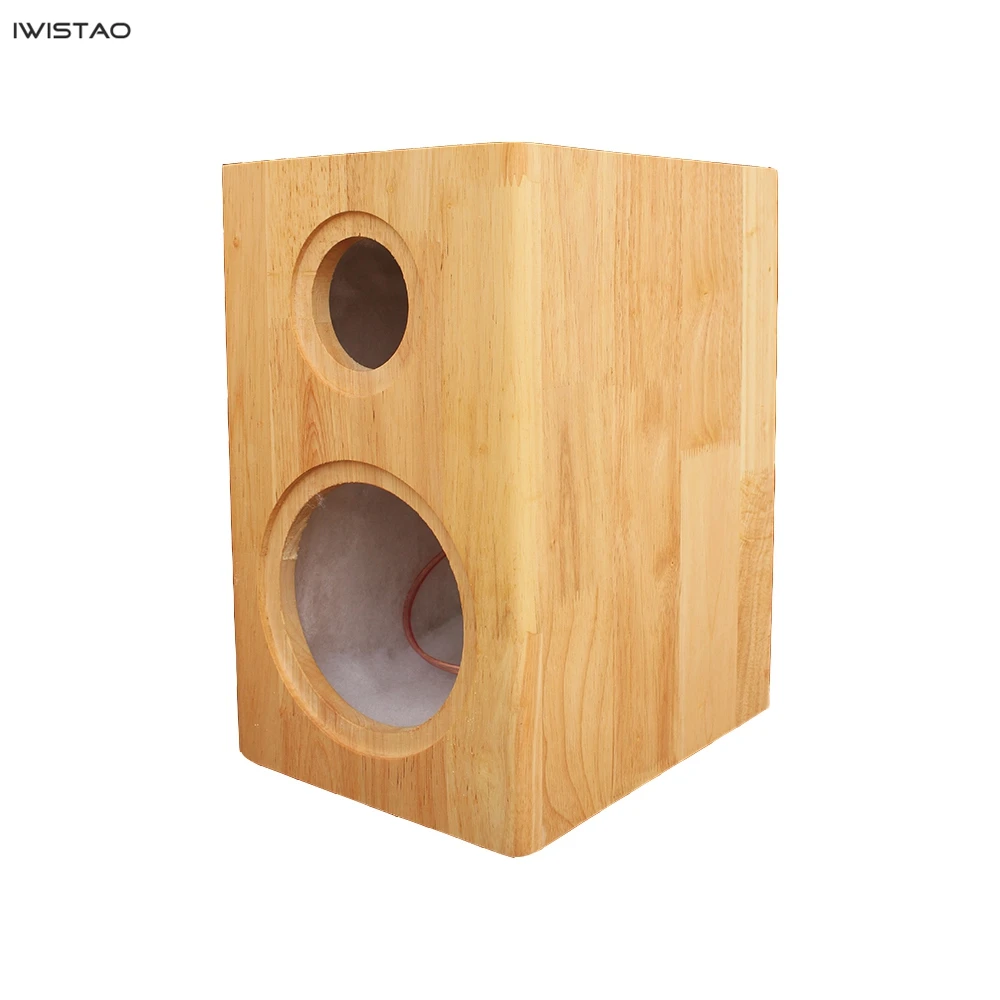 Iwistao HIFI 2 Way динамик пустой шкаф 6,5 дюймов 1 пара готовая из чистой твердой древесины перевернутая для лампового усилителя