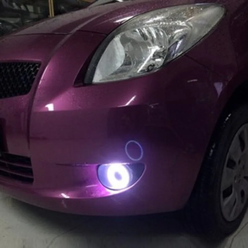 EeMrke для Toyota Vitz Yaris 2005 2009 XP9 светодиодный Ангельские глазки DRL Противотуманные
