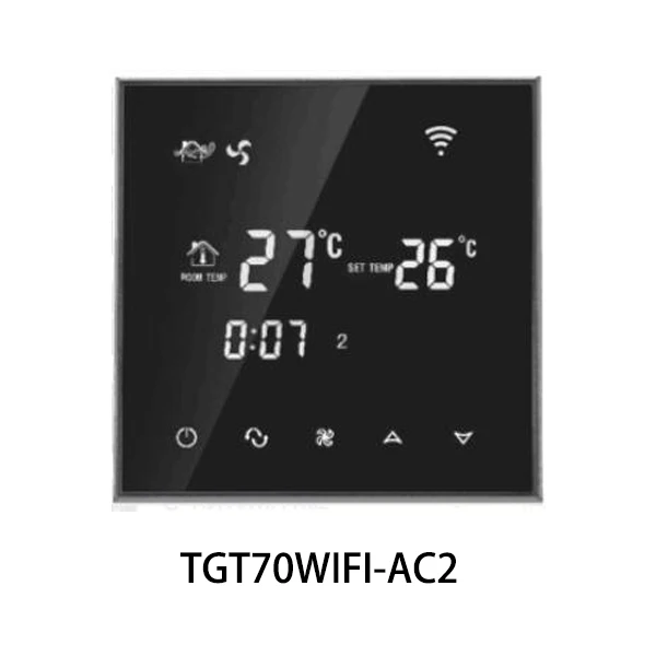 TGT70WIFI-AC2 Beok TDS23WIFI-AC, умный центральный регулятор температуры кондиционера, 2 трубы, катушка вентилятора, термостат для кондиционера - Цвет: TGT70WIFI-AC2