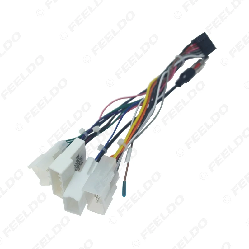 FEELDO 16P автомобильное головное устройство Проводной адаптер для Toyota OEM