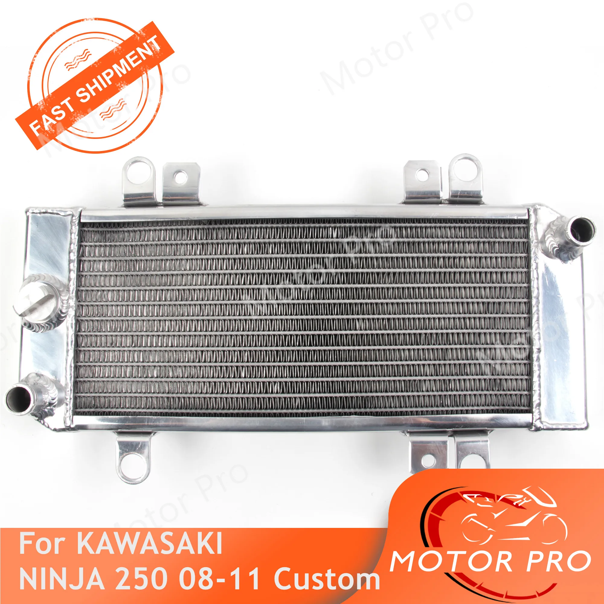 Радиатор для Kawasaki Ninja 250 300 2008 2009 2010 2011 кулер охлаждения модификация требуются