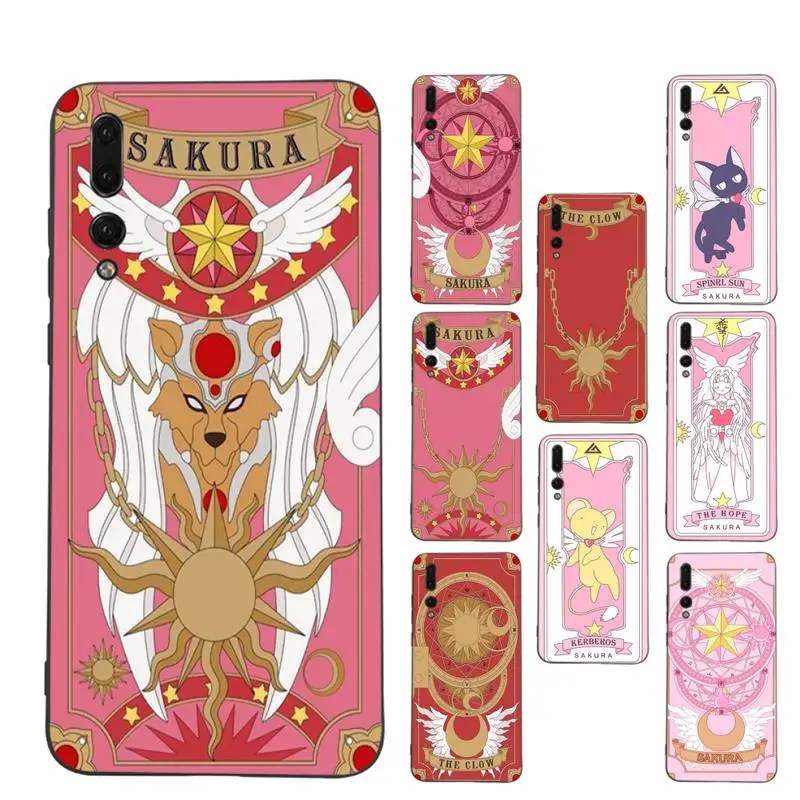 

Card Captor Sakura Phone Case Soft Silicone Case For Huaweip30lite p30 20pro p40lite P30 Capa