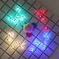 music note shape led 2 2m copper wire string lights waterproof holiday lighting for wedding party decoration light