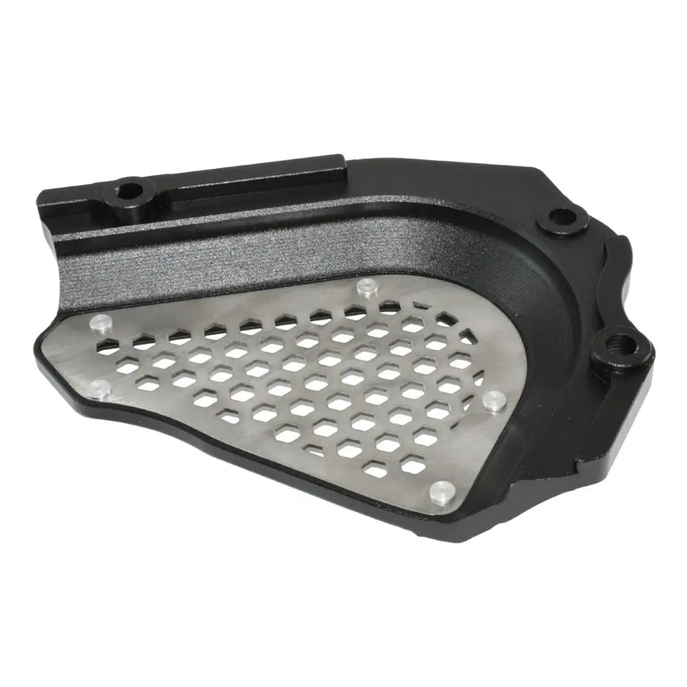 Черная крышка передней звездочки двигателя защита цепи для DUCATI Monster 797 / Scrambler 400 800