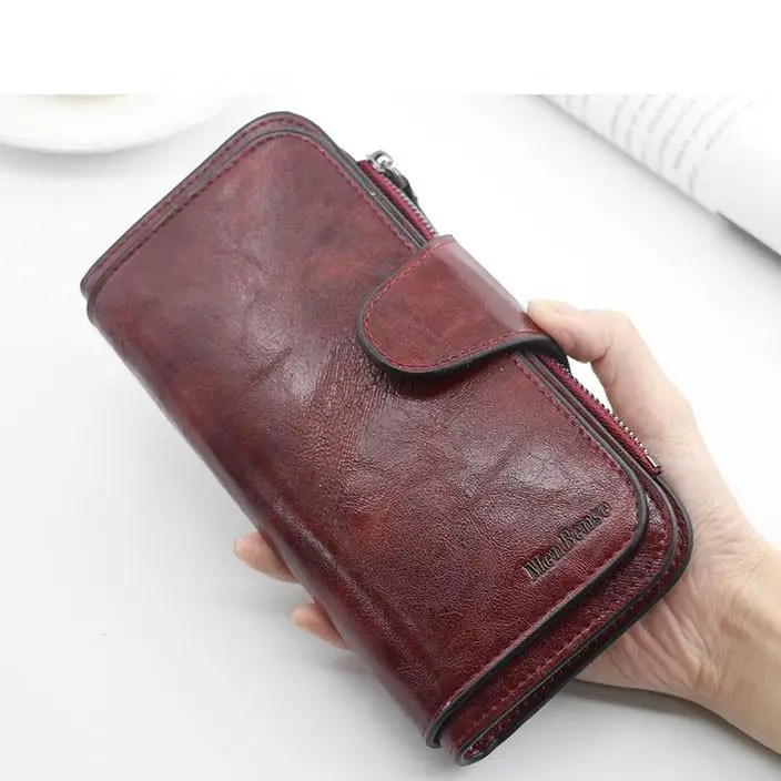 

Women's Wallet Made of Leather Three Fold Mobile Phone Purse Coin Purse Package