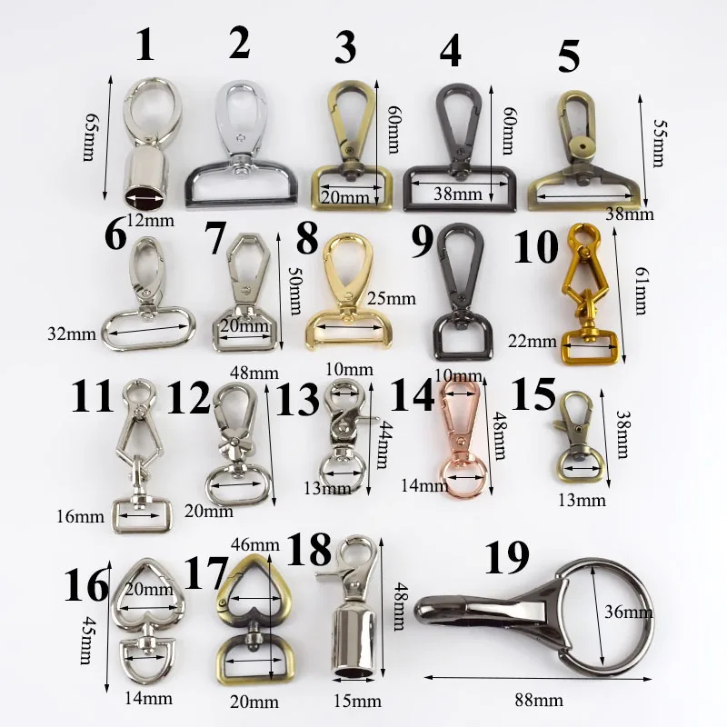 Металлическая сумка Meetee пружинная пряжка карбины фотозащелка брелок кольцо