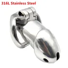 2020 новый высококачественный мужской прибор целомудрия из нержавеющей стали клетка для пениса замок для пениса эротический секс-игрушки для мужчин для взрослых бондаж БДСМ