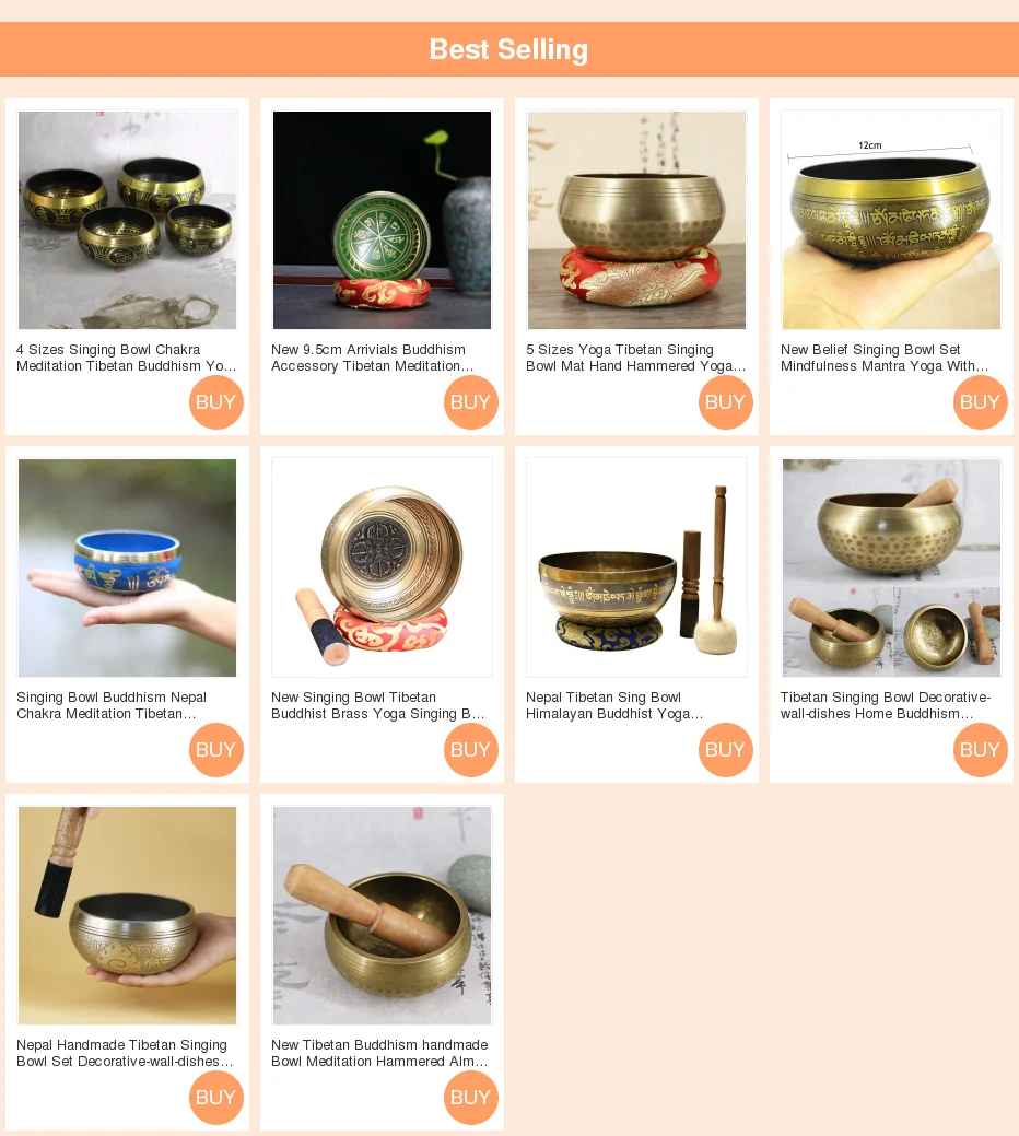 5 Sizes Yoga Tibetan Singing Bowl Mat Hand Hammered Yoga Singing Meditation Bowl Mat Buddhism Gift Home Decorative Crafts