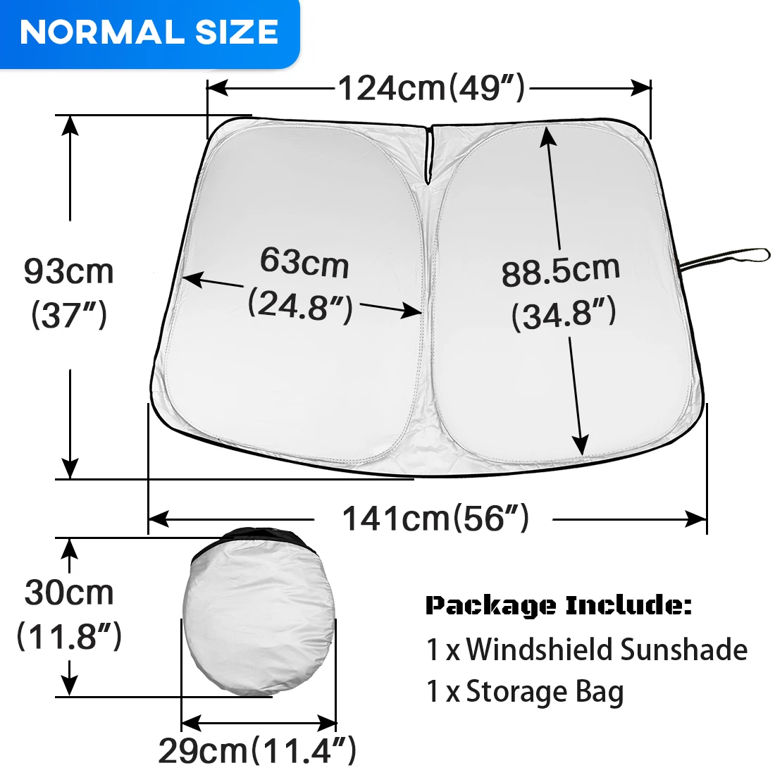Солнцезащитный козырек на лобовое стекло Tesla Model 3 Y |
